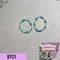Blue yellow bracelet set (2) BY01