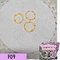 Flower bracelet set (3) F09