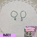 Adult butterfly bracelet set (2) AWB01