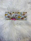 Yellow orange  floral OS headband