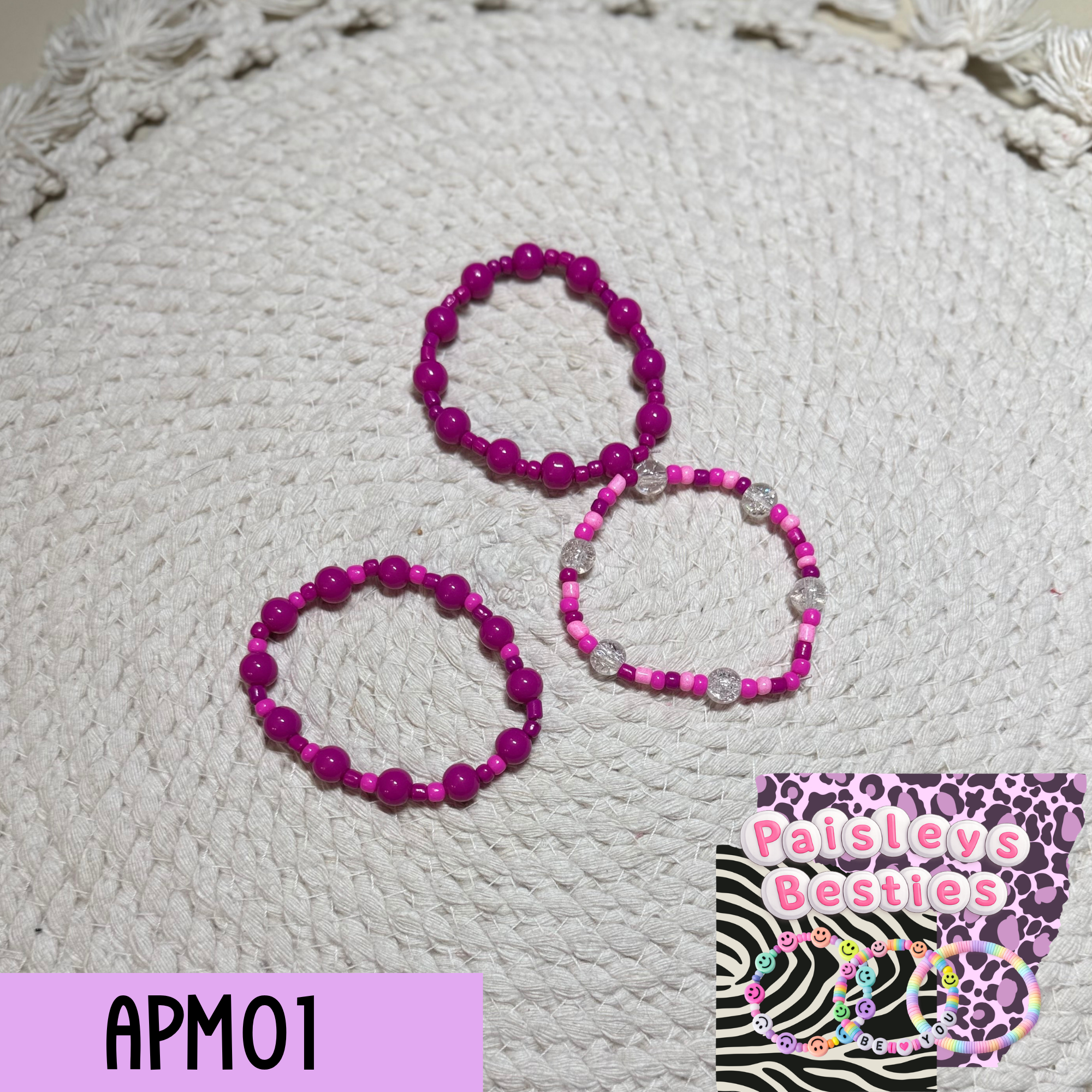 Adult bracelet set (3) APM01