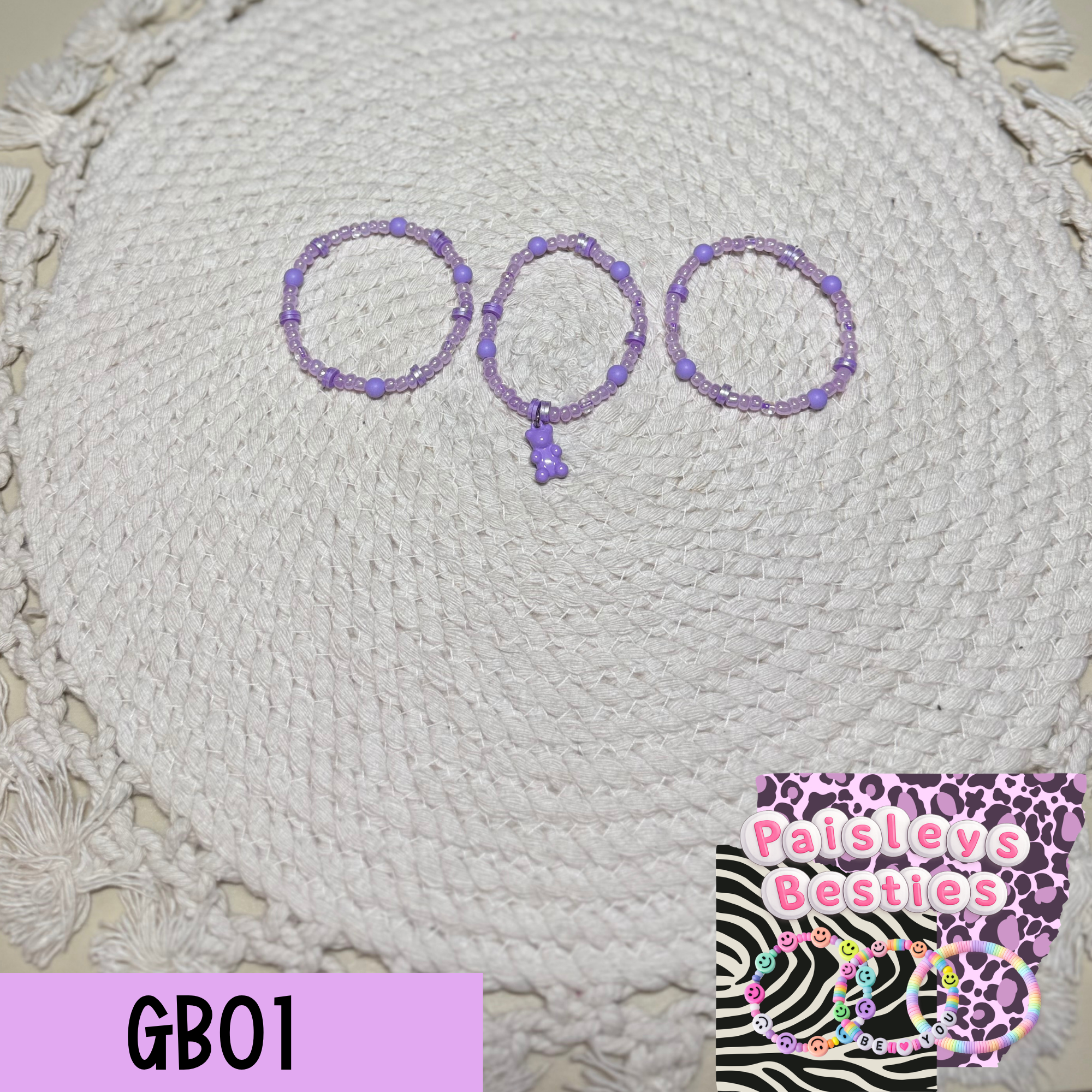 Gummy bear bracelet set (3) GB01