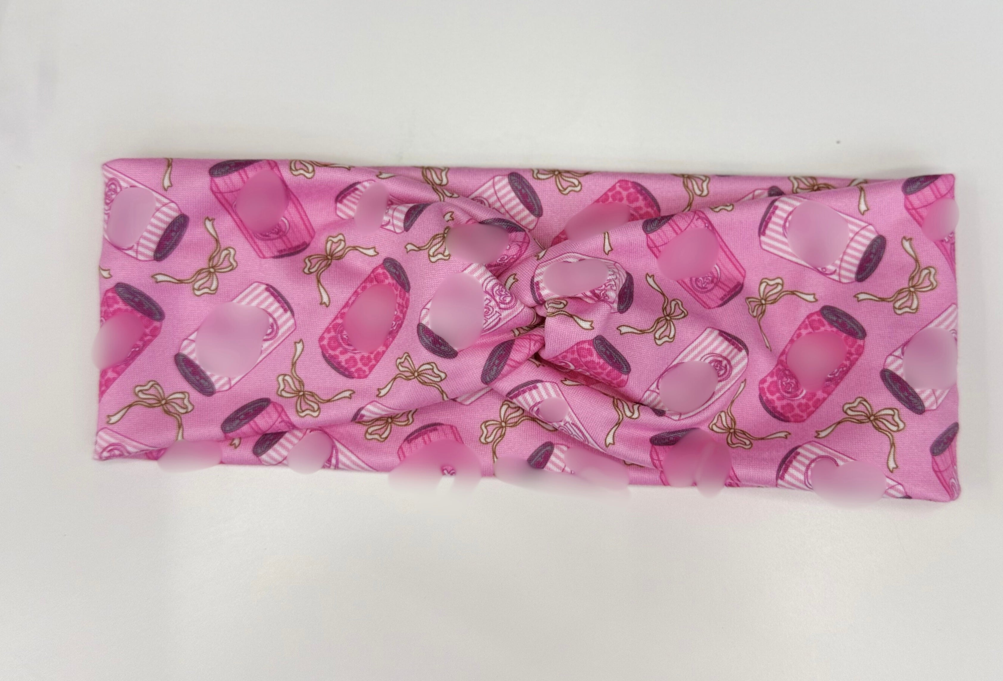 Adult pink Dr p headband