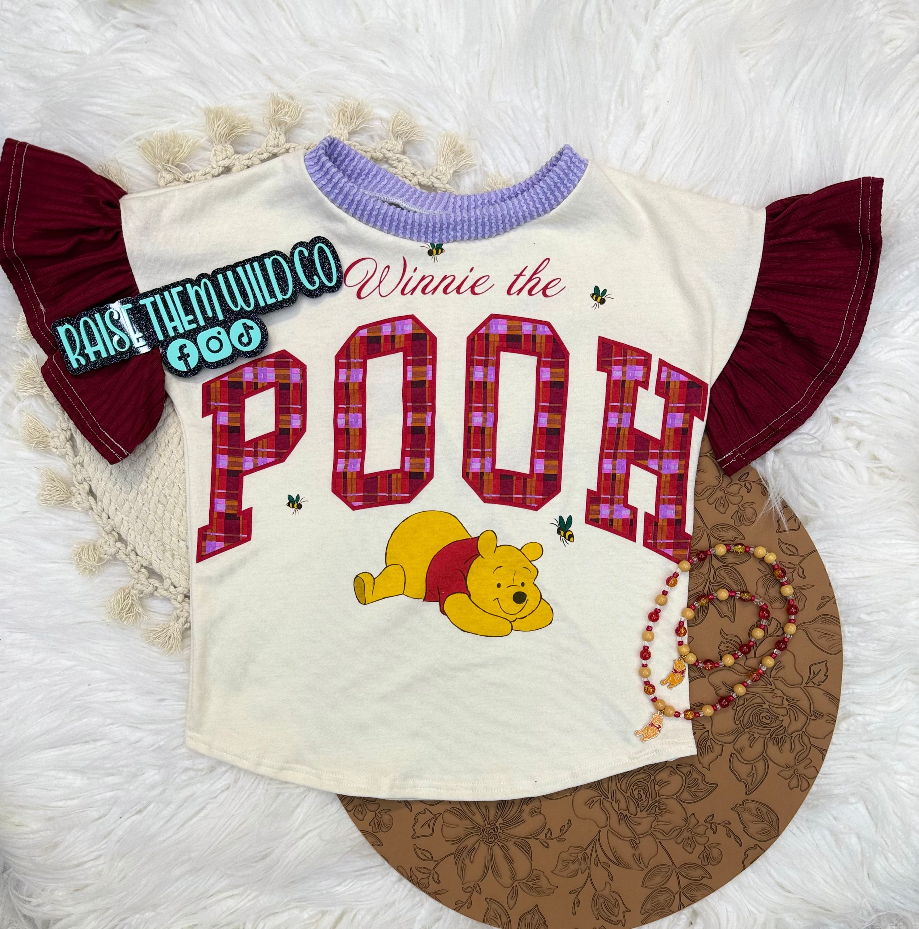 4t bear upcycle ruffle dolman