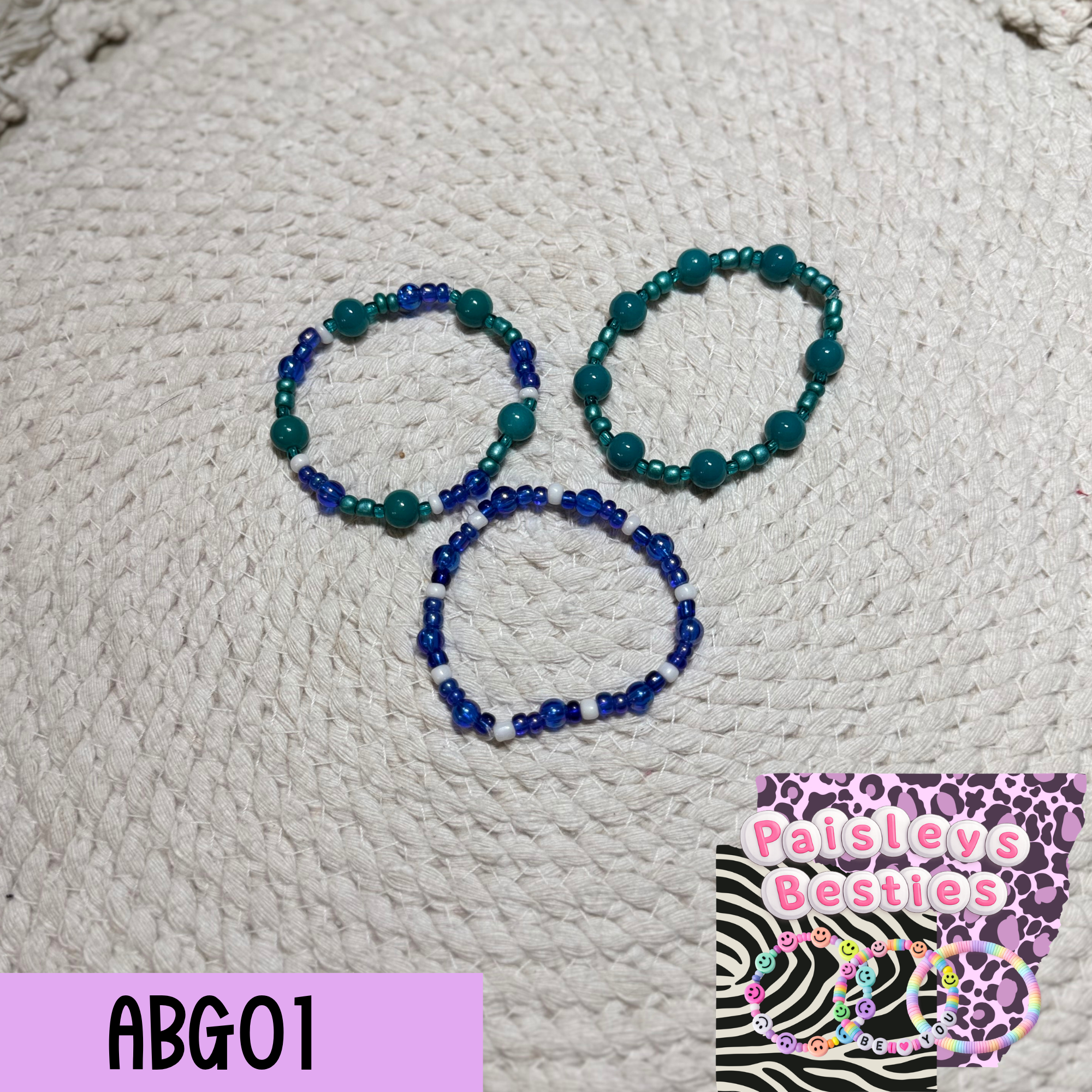 Adult bracelet set (3) ABG01