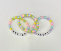 Easter peeps letter bracelet stack (3)