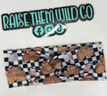 Checker shopping adult headband