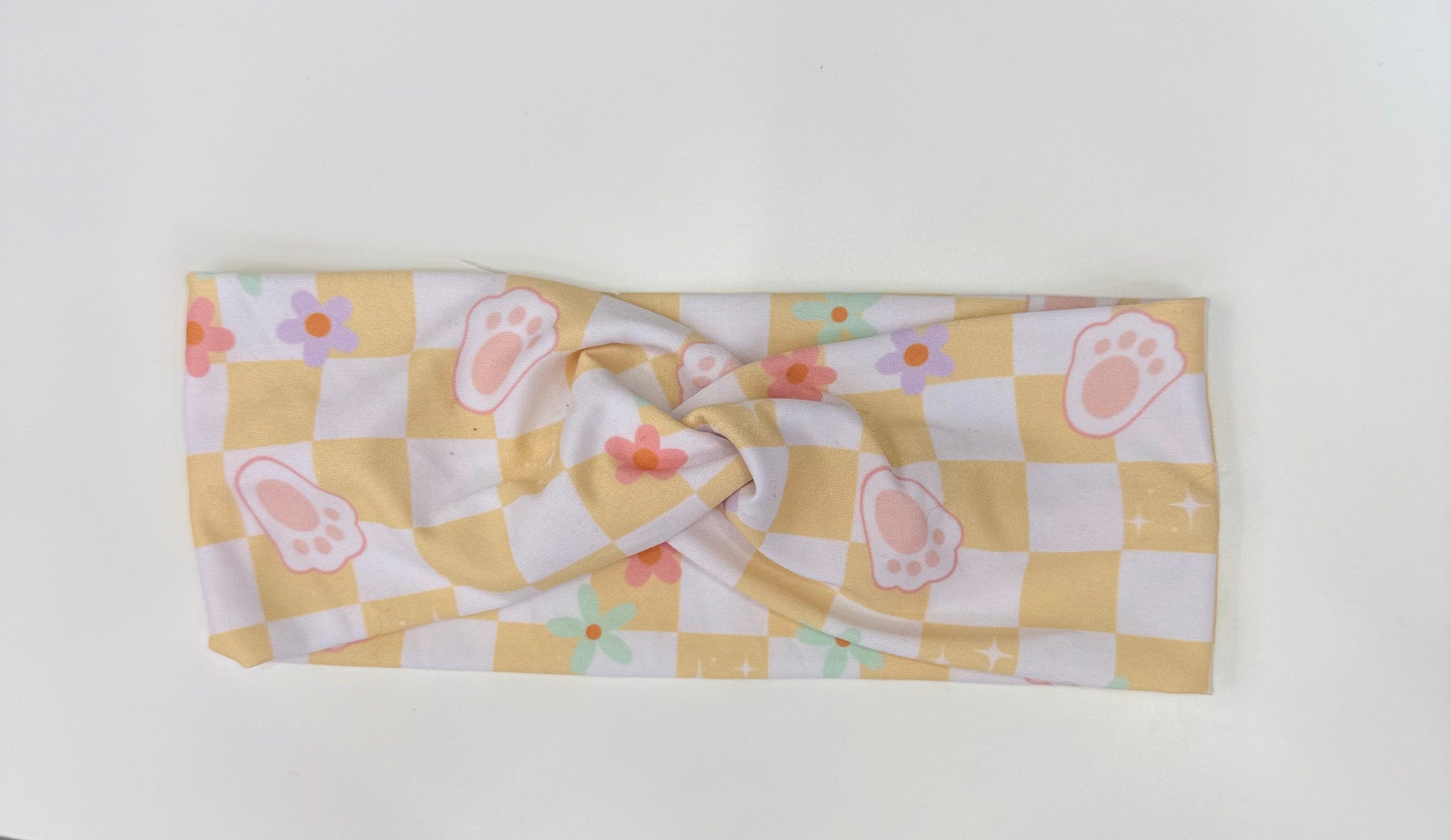 Easter bunny foot adult headband