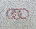Peach and purple bracelet stack (3) PPW01