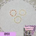 Orange yellow bracelet set (3) OY01