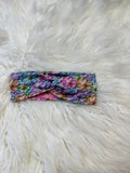 Embroidery flower Adult OS headband
