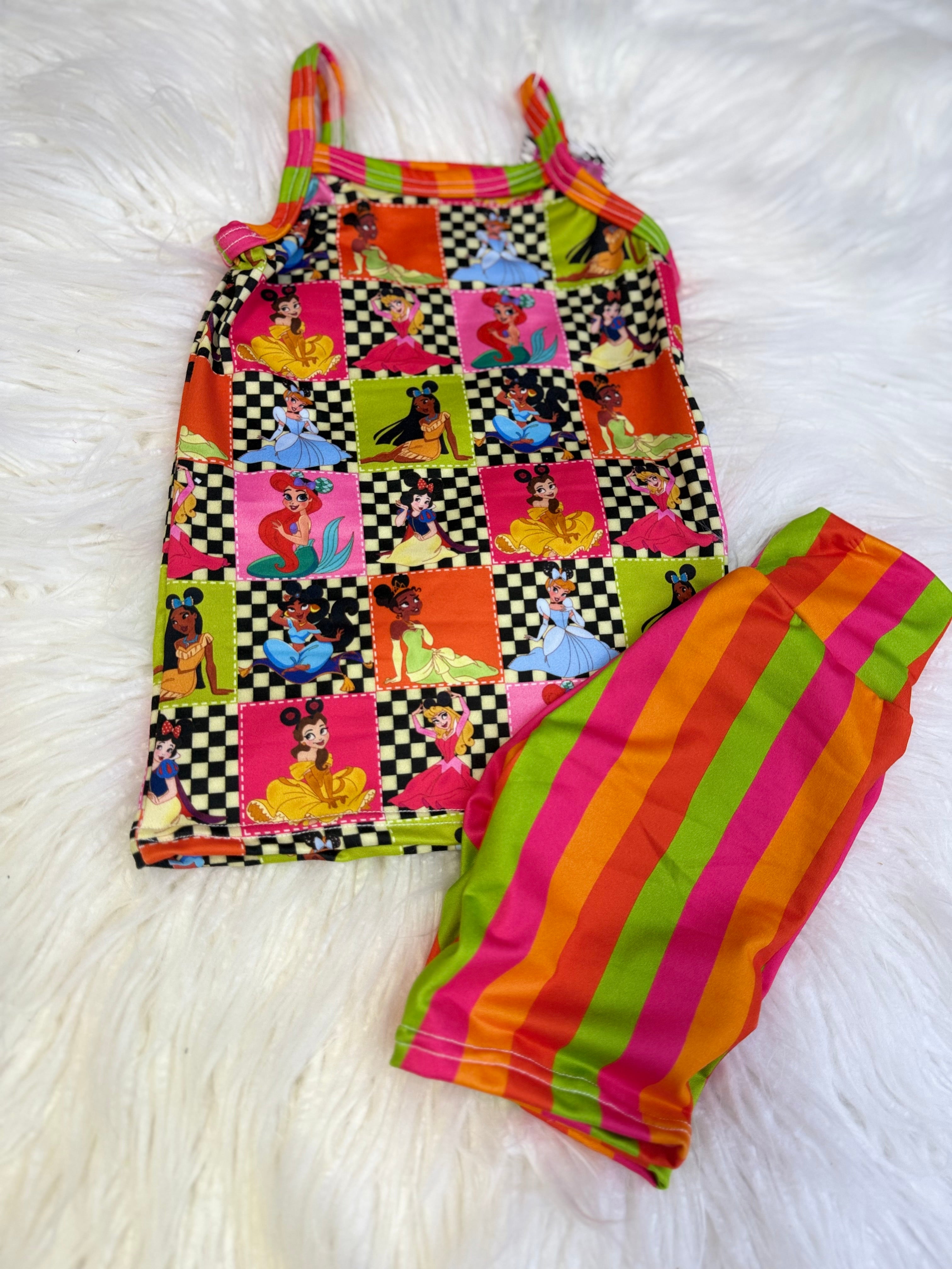 5t cami bike short set