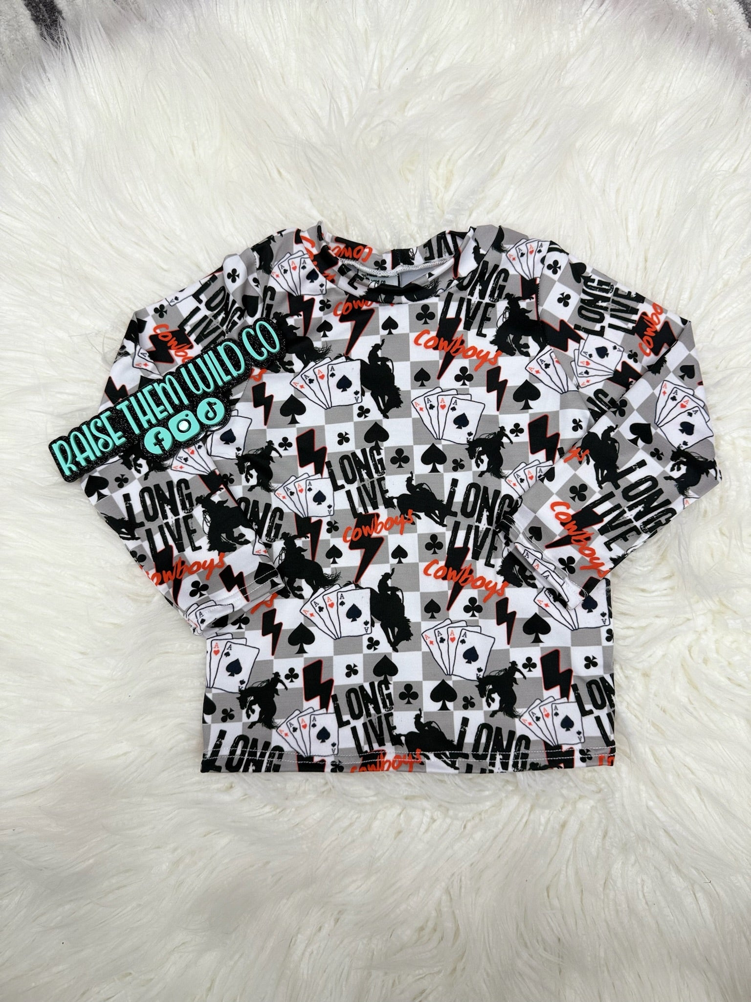 2t LS basic long live cowboys tee