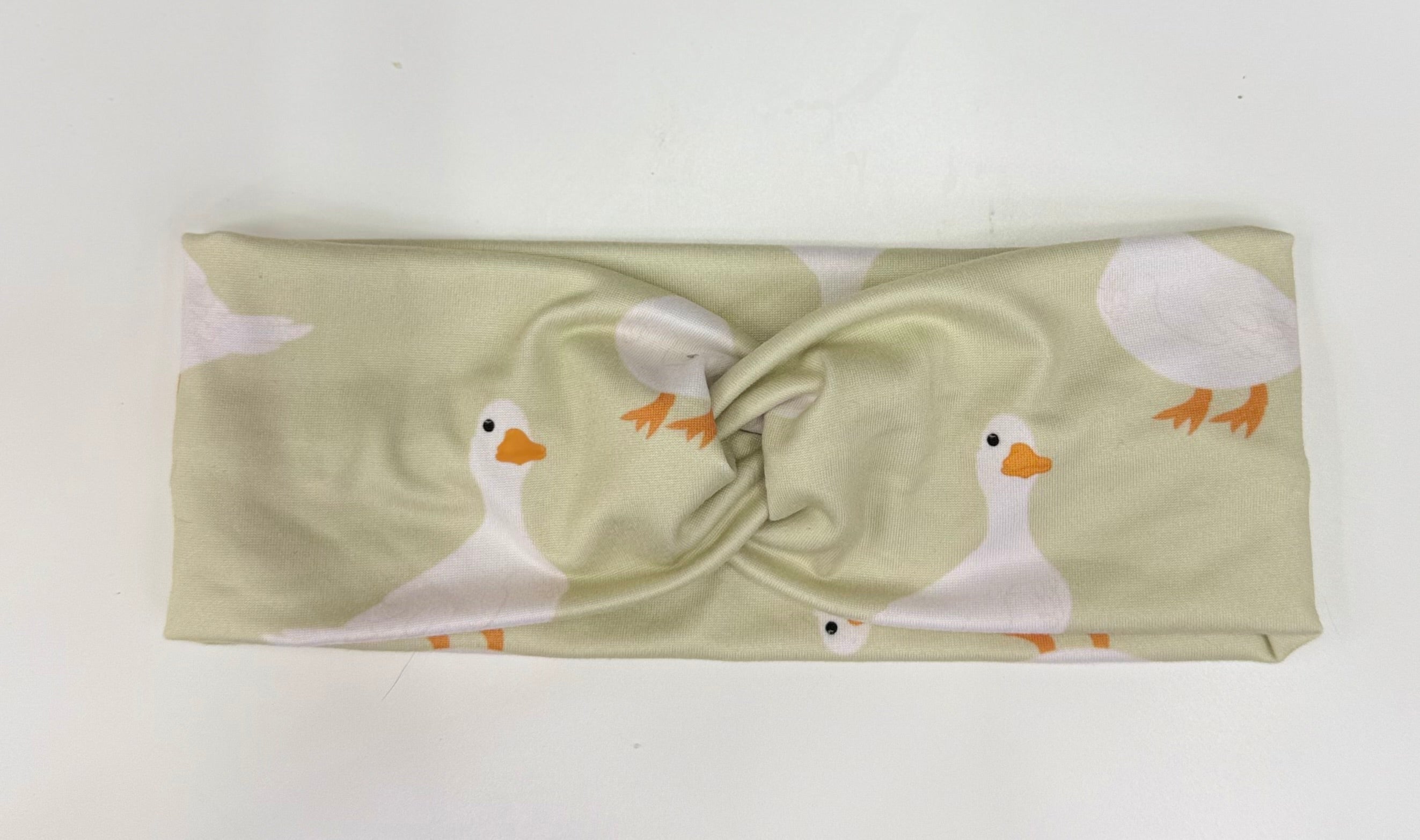 Light green duck adult headband