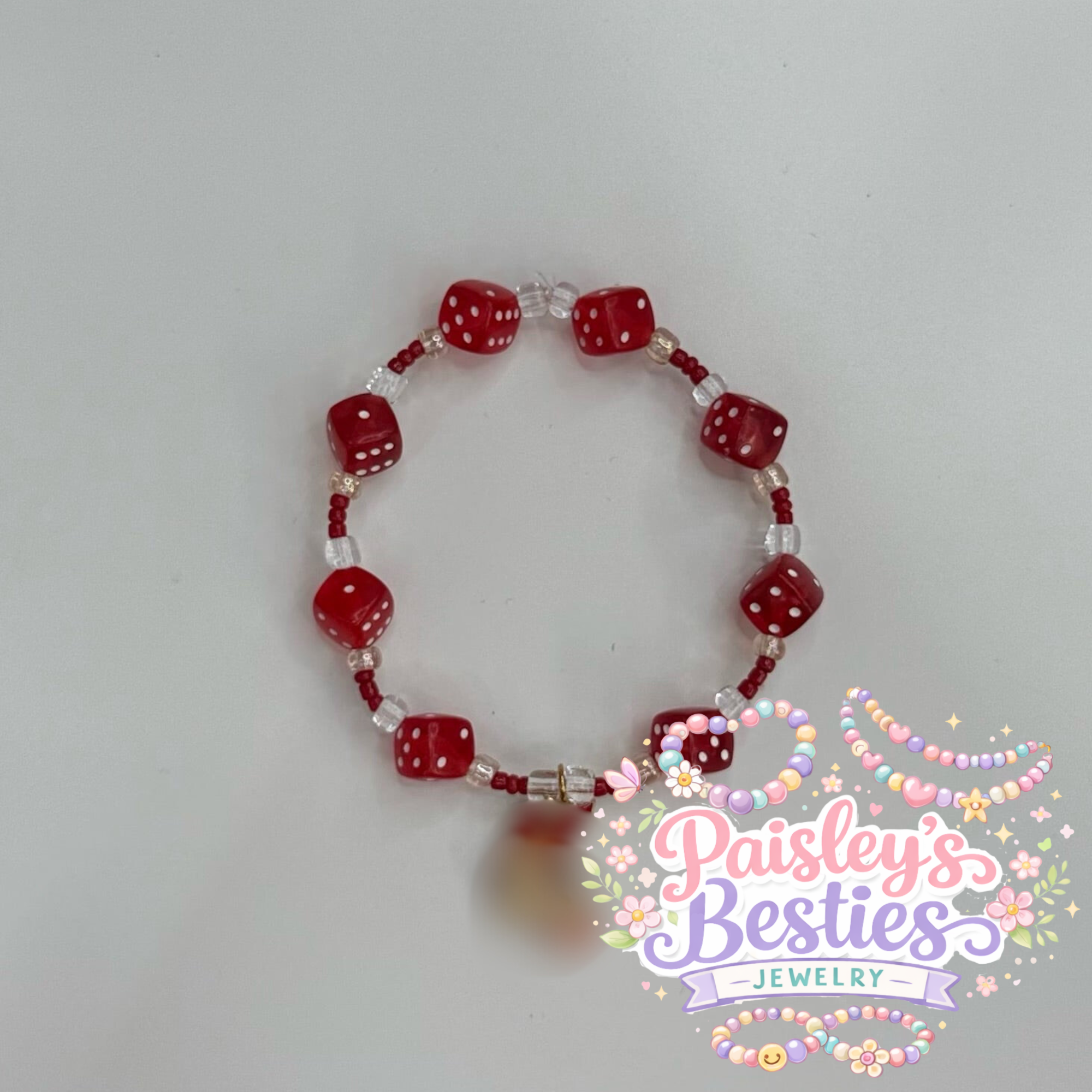 Pp red girl bracelet