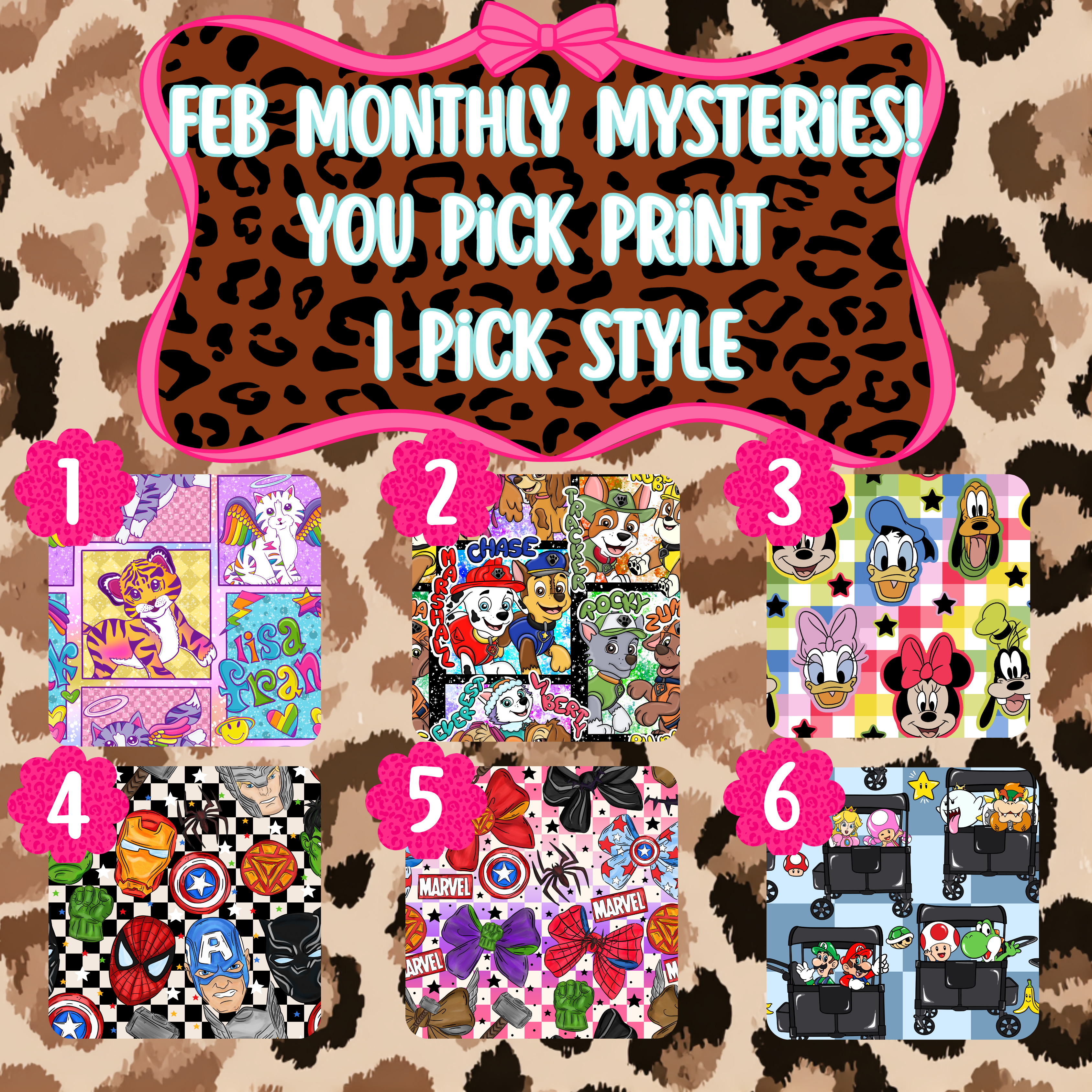Monthly mysteries Feb (no codes )