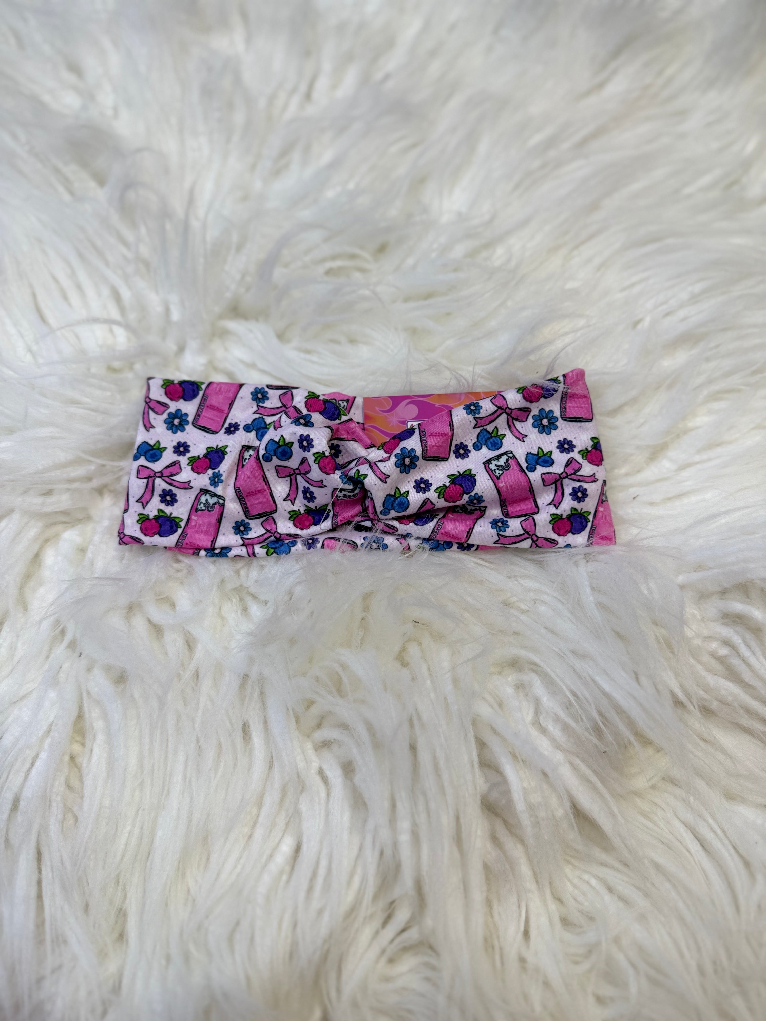 Peach drink  OS headband