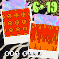 6/19 set SALE smile flames