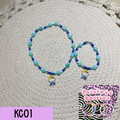 Kitty princess necklace bracelet set KC01
