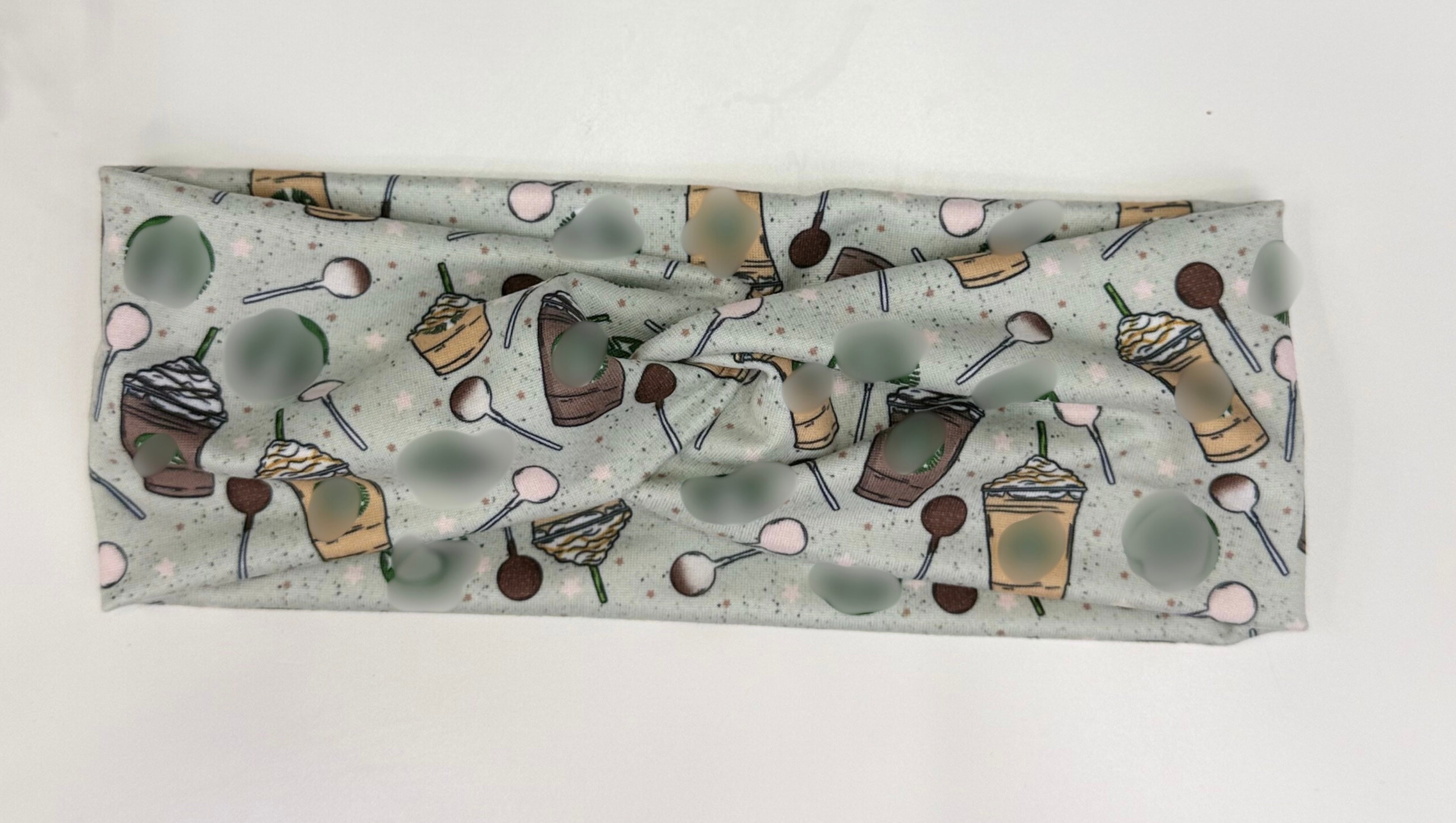 Adult coffee & cake pop headband