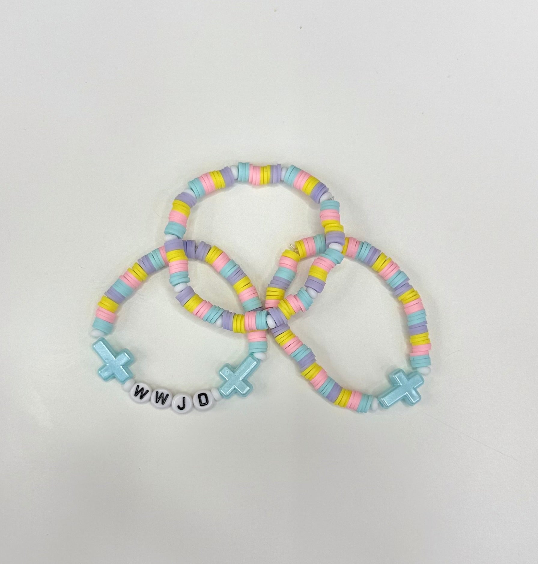 Wwjd bracelet stack (3)