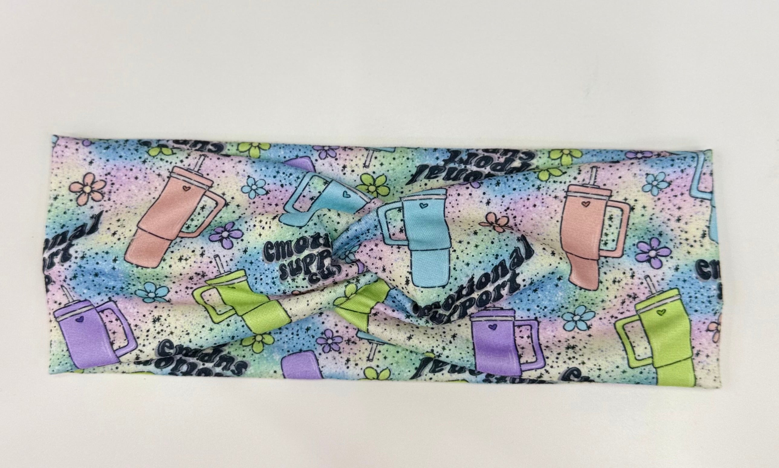 Emotional support water bottle adult headband