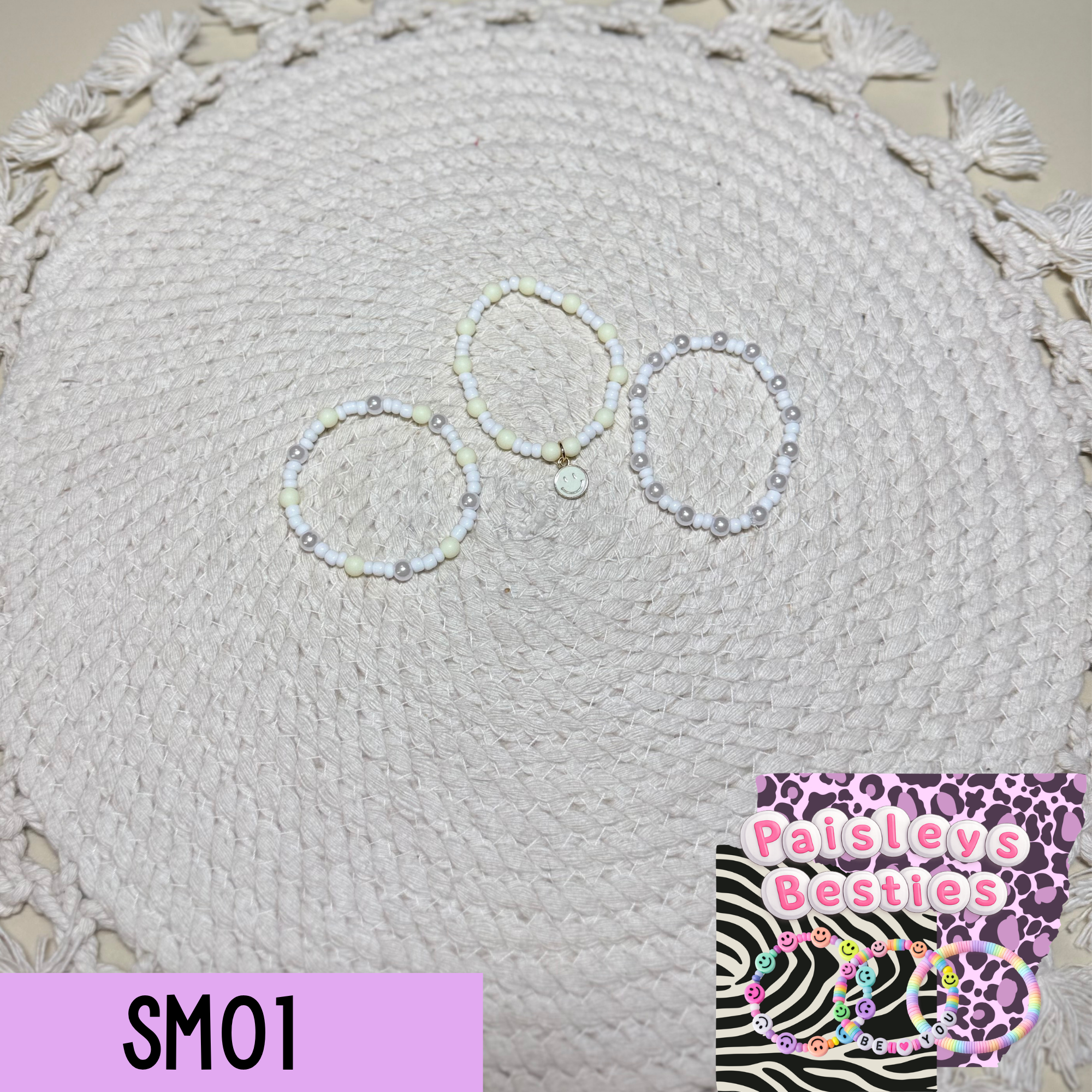 Smilie bracelet set (3) SM01