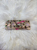 Pink & brown coffee  OS headband