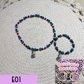 E necklace bracelet set E01