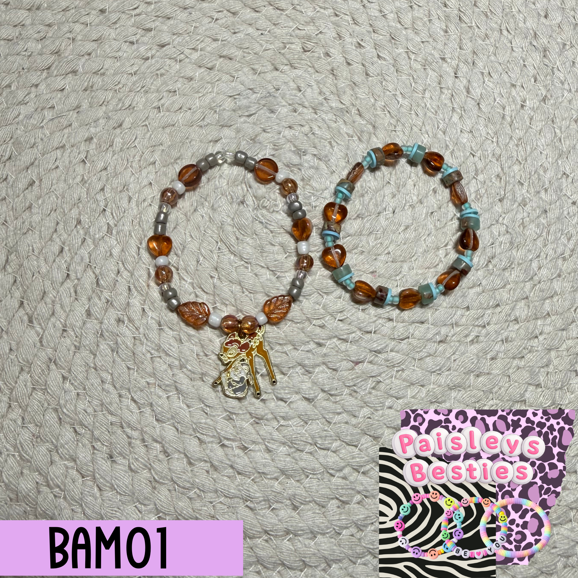 Deer bracelet set BAM01