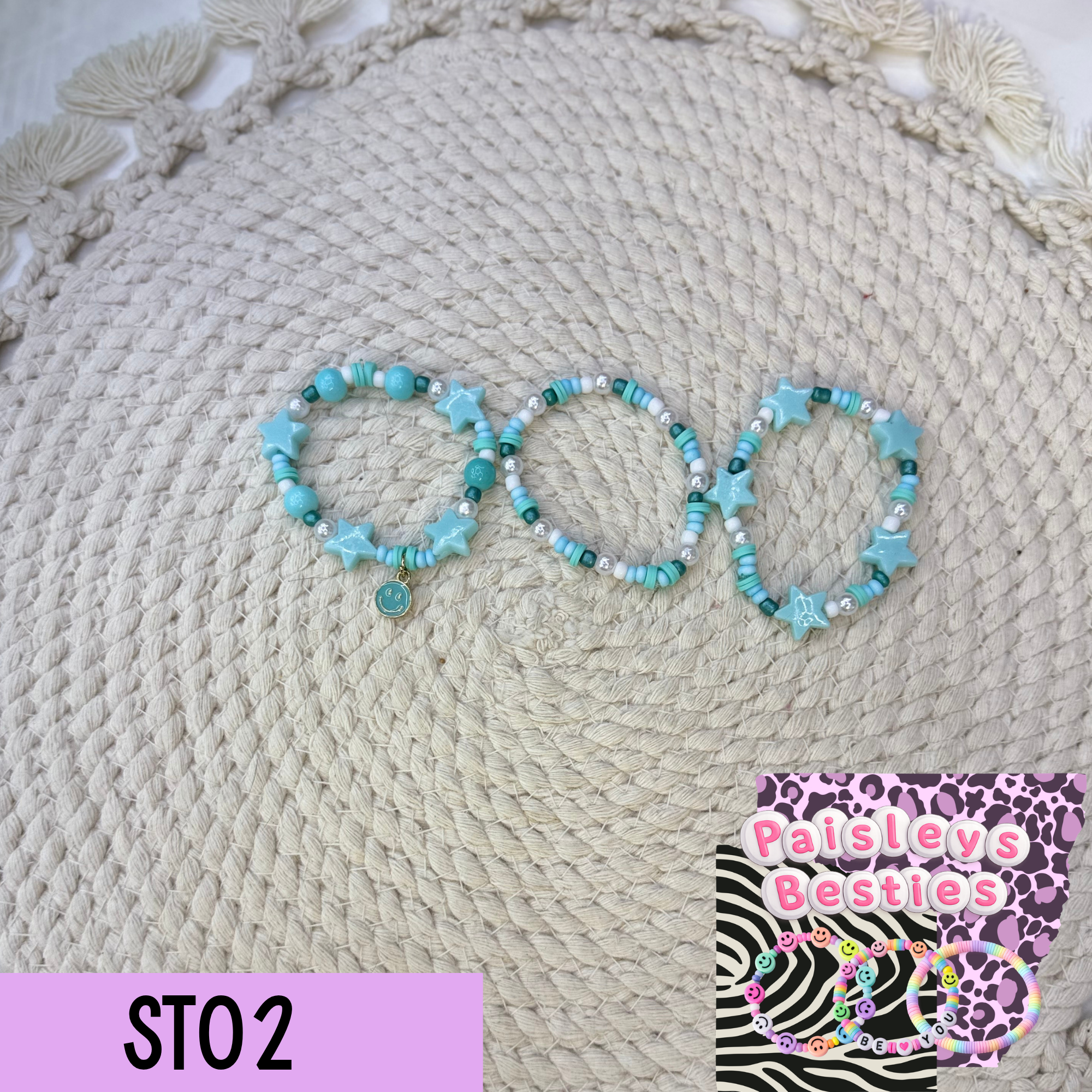 Star kids bracelet set (3) ST02