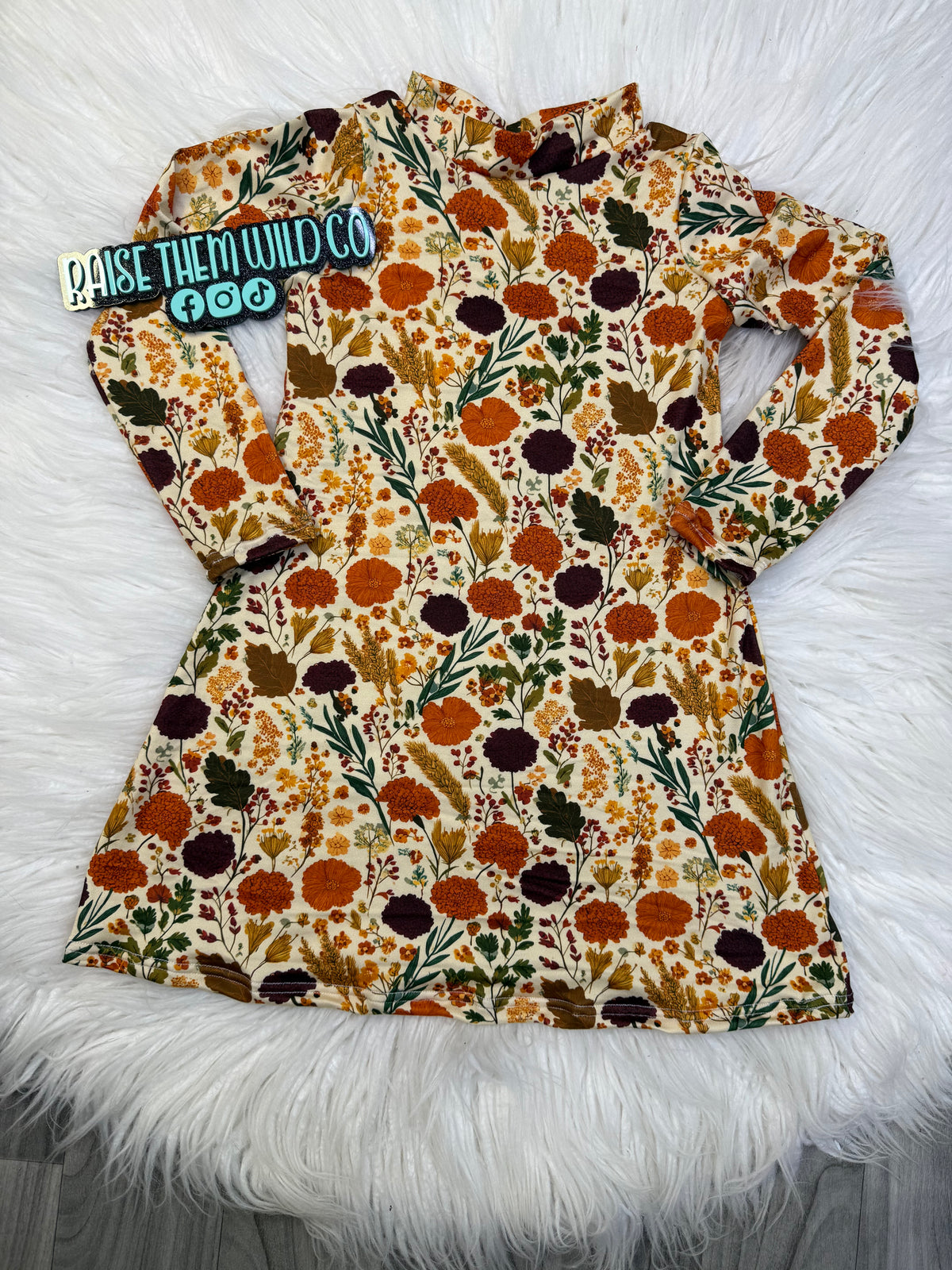5t Ls emersyn mock neck dress