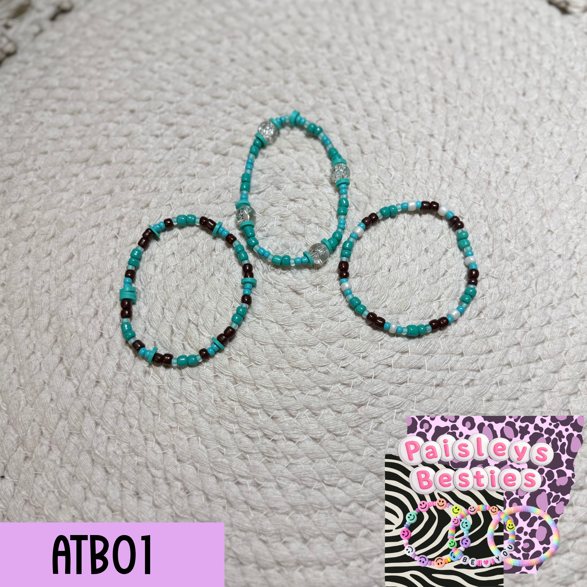 Adult bracelet set (3) ATB01