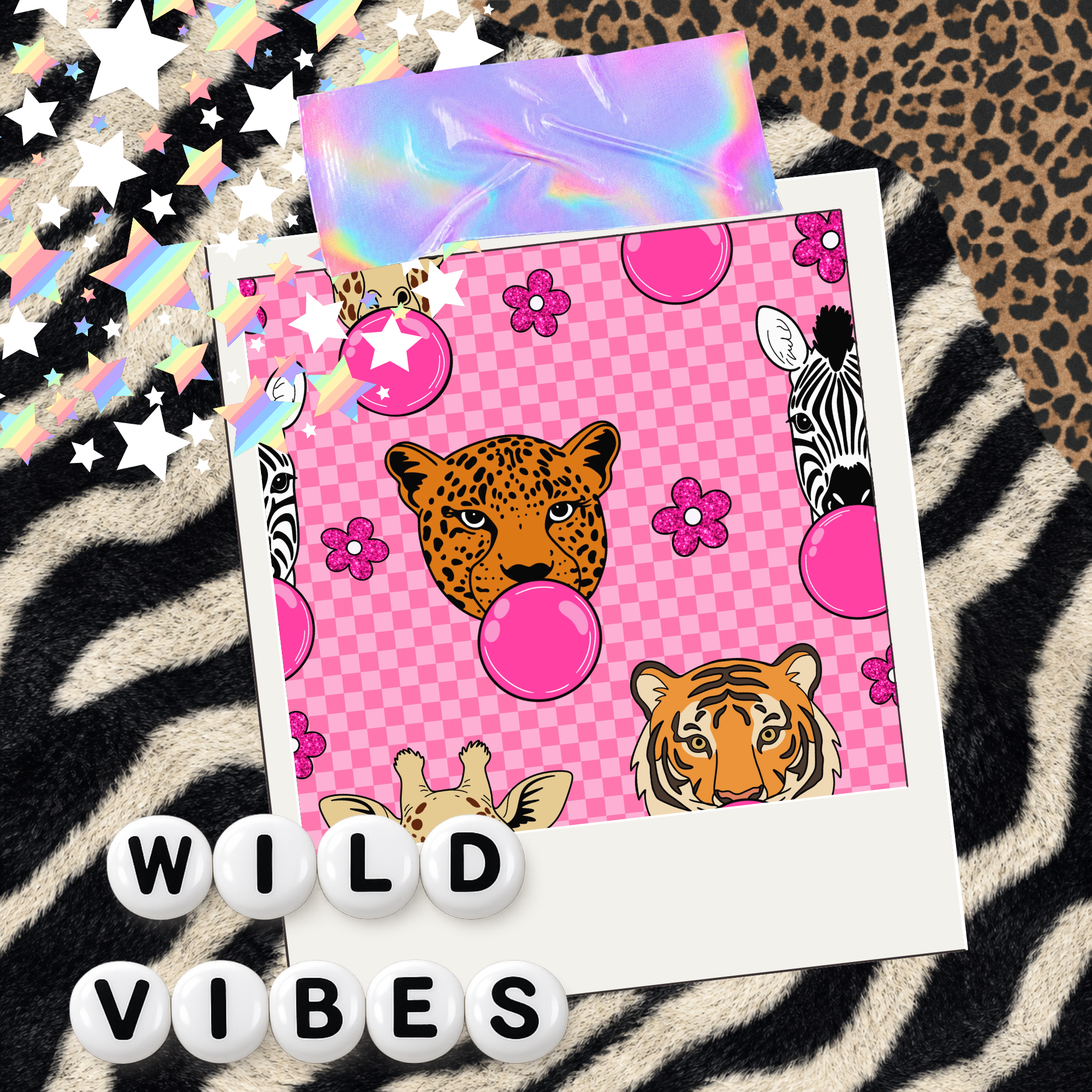 Bubblegum animals - wild vibes 6/5