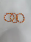 Orange and pink  braclet set (ORNGPINK01)