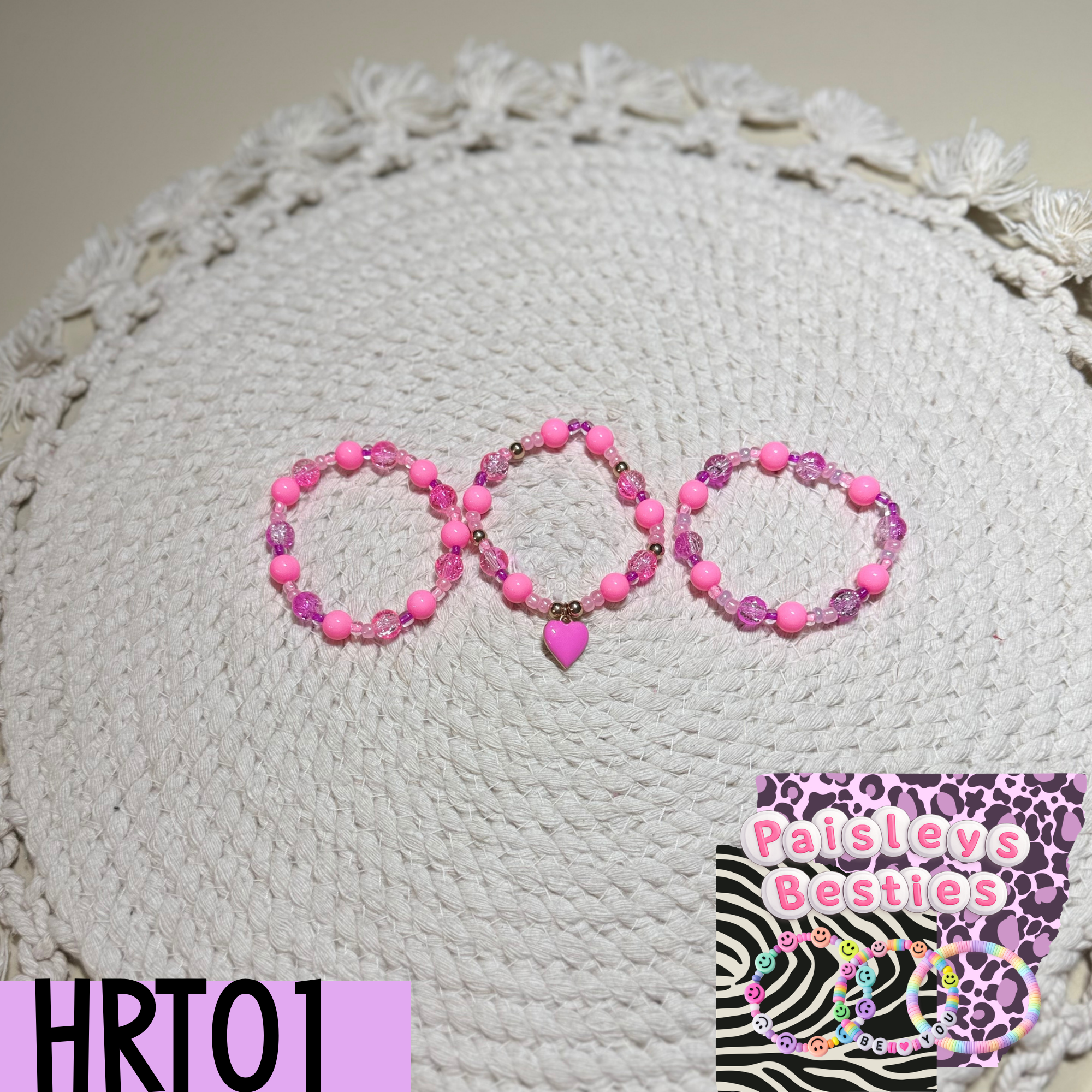 Heart bracelet set (3) HRT01