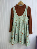 6y pinafore dress & emersyn shirt