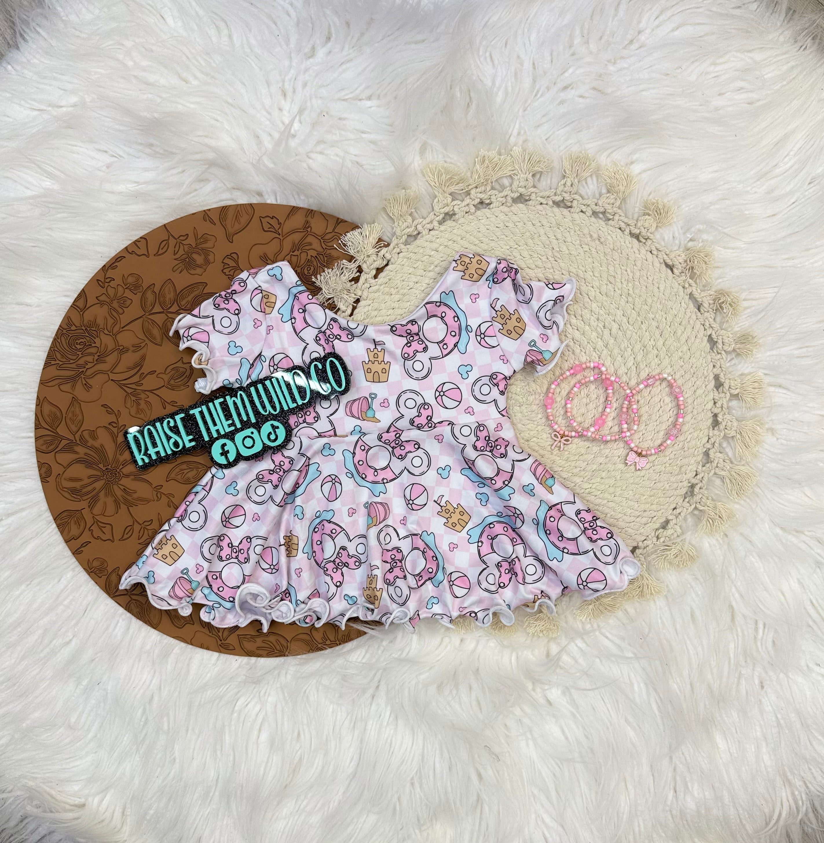 6-9m belladonna SS shirt pink mouse