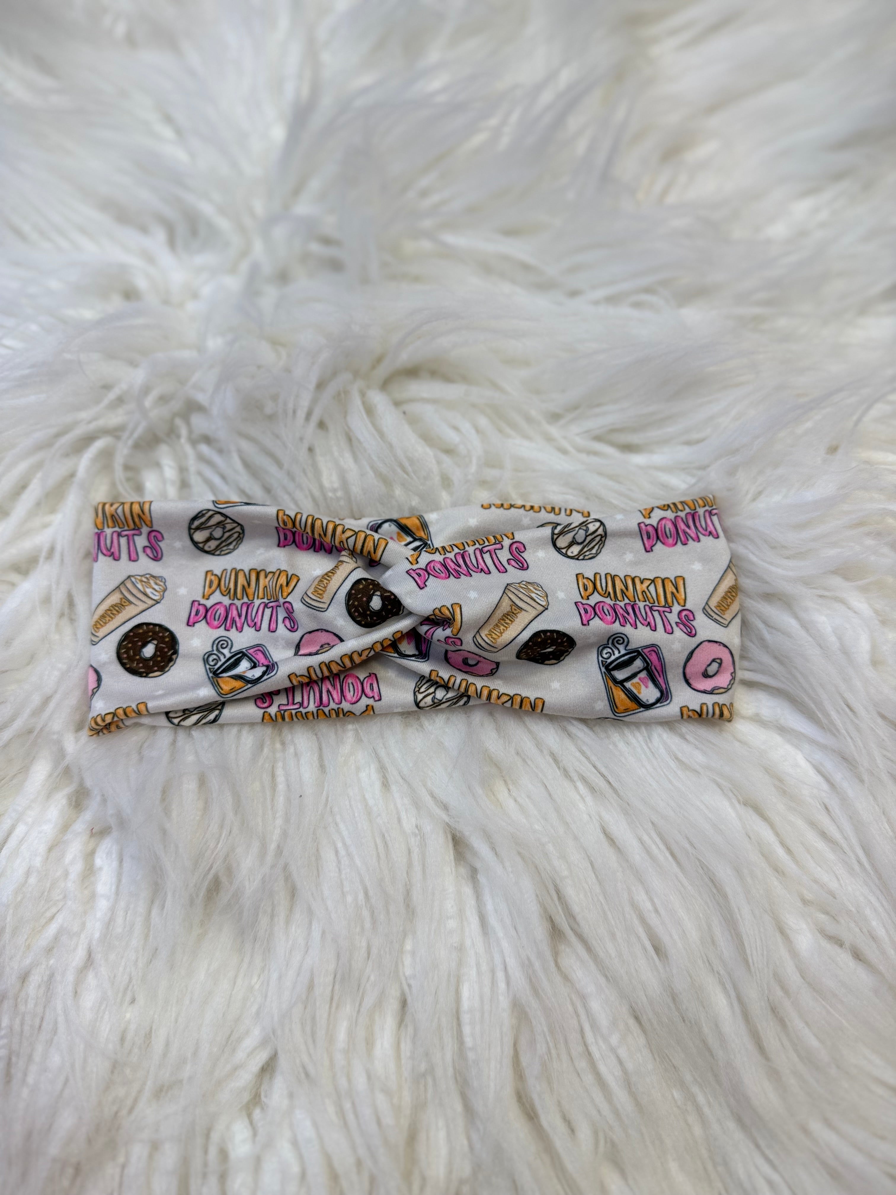 Tan coffee OS headband