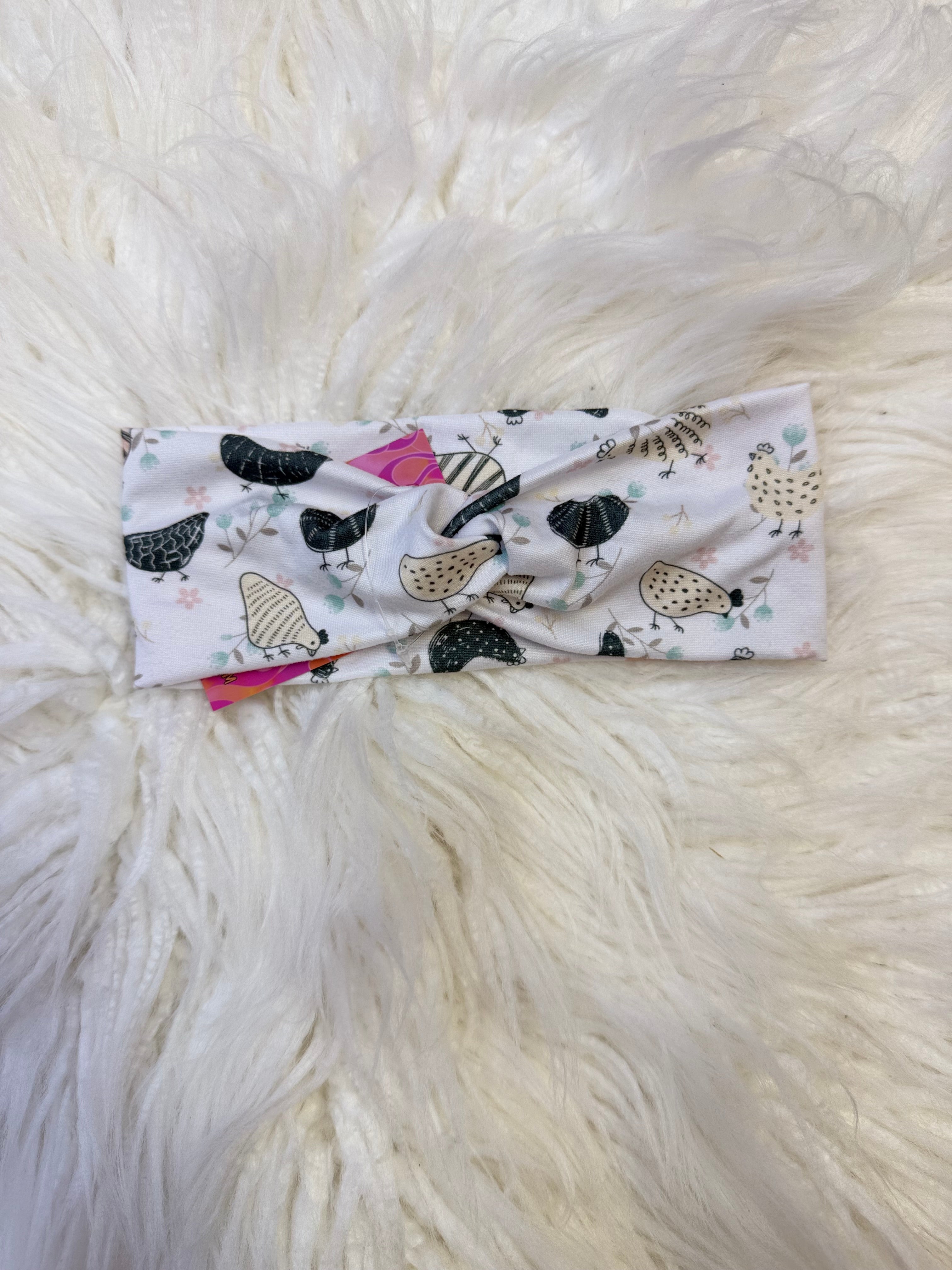 Dainty chicken Adult OS headband