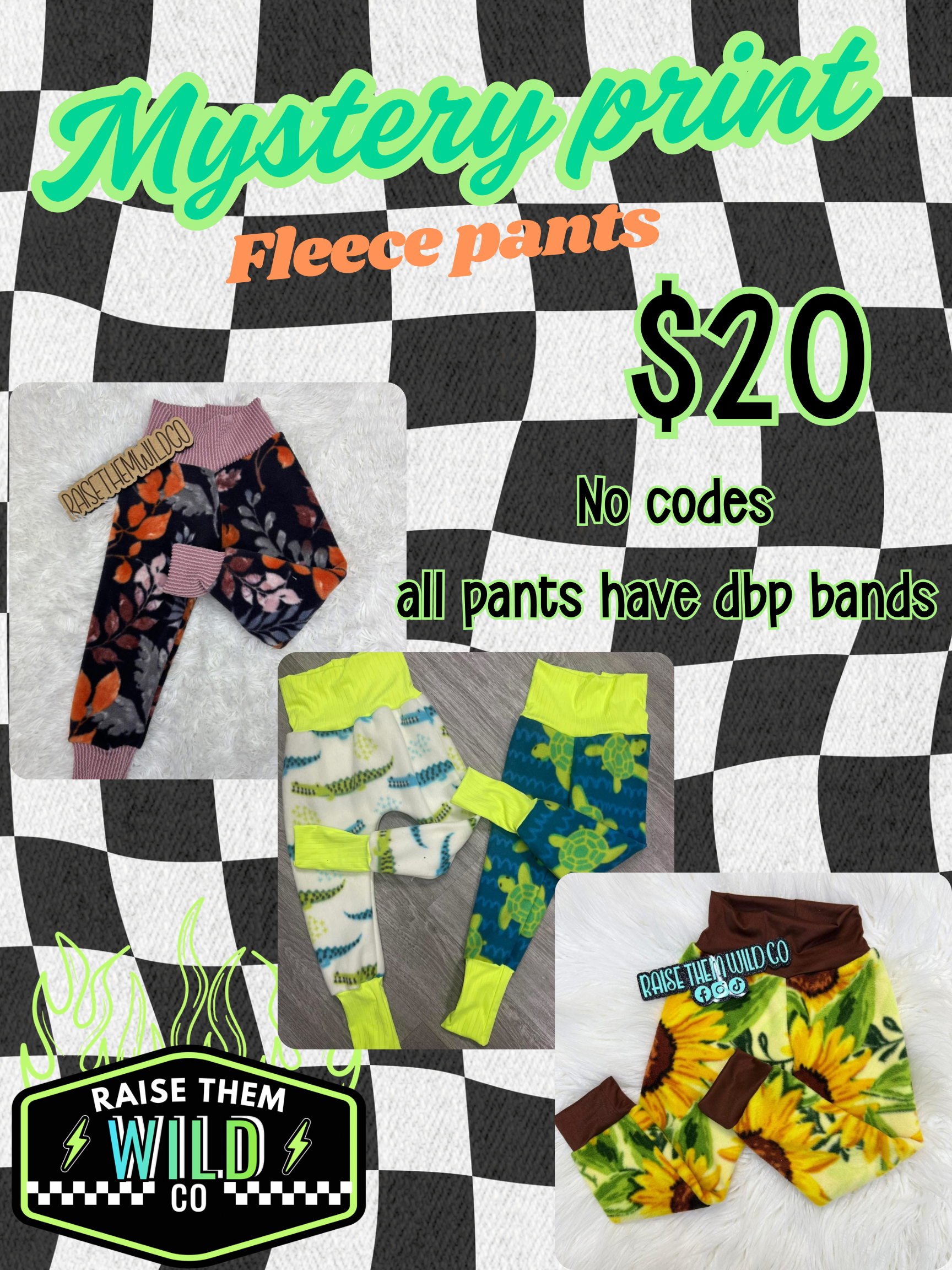 Mystery fleece pants ✨ no codes ✨