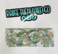 Floral goose adult headband