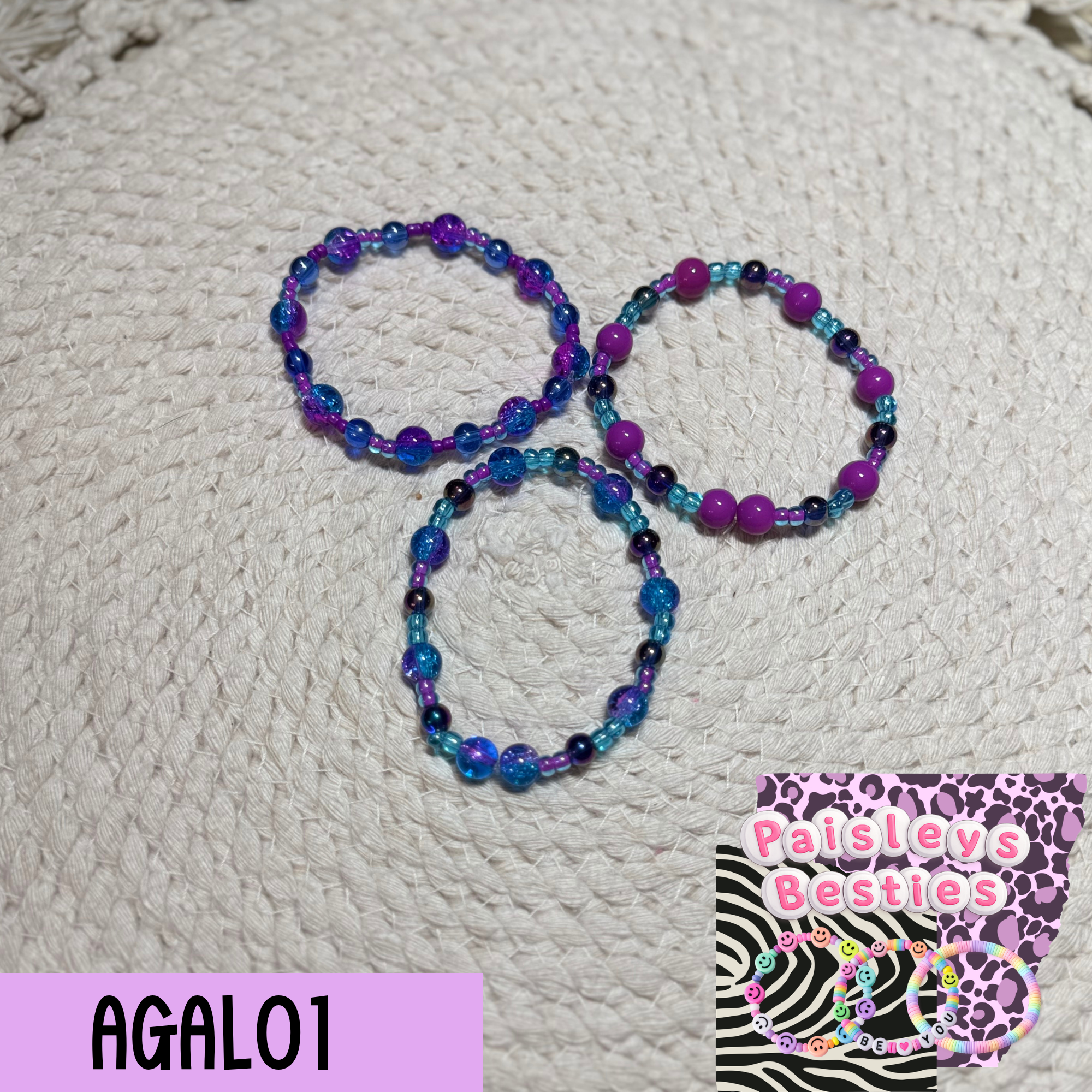 Adult bracelet set (3) AGAL01