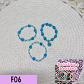 Flower bracelet set (3) F06