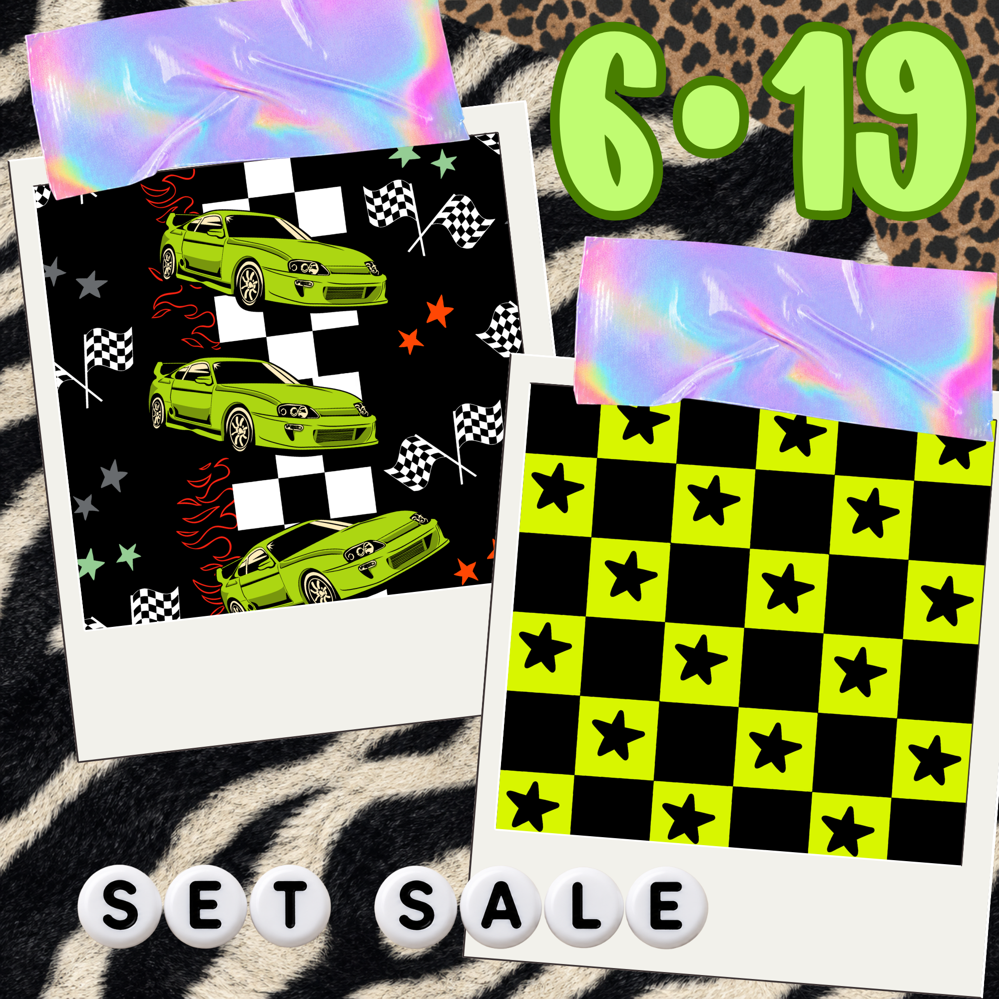 6/19 set cars & checker