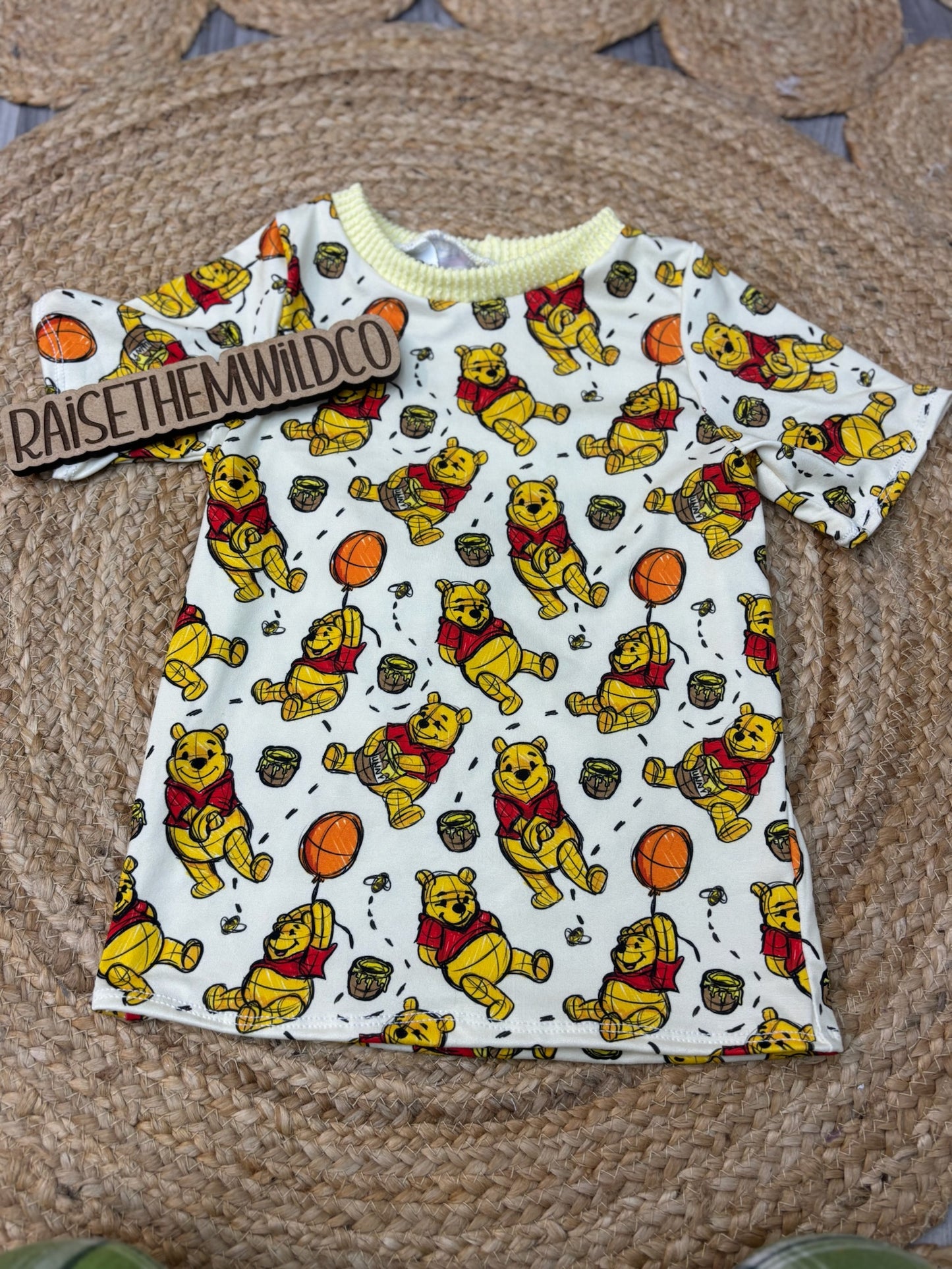 3T SS basic tee honey bear